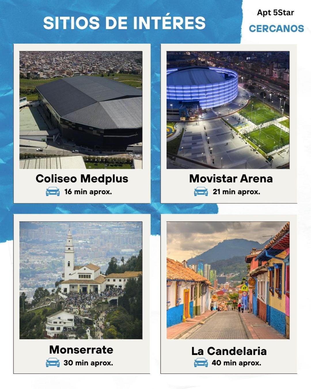 De 5 Estrellas Cerca Del Aeropuerto, Wifi, Cowork En Apartamento Bogotá